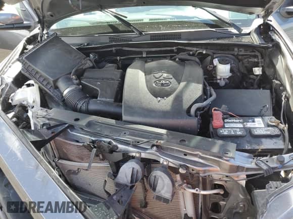 2022 Toyota Tacoma SR5 with VIN 3TYAZ5CNXNT016472, listed as a Copart auction lot 64419425 with 45,643 mi miles and Salvage title. Bid and sale history available at DreamBid. Image 11.