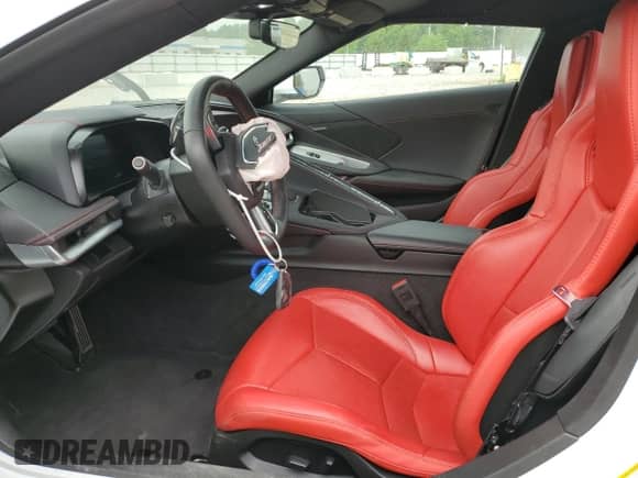 2023 Chevrolet Corvette 1LT with VIN 1G1YA3D43P5117687, listed as a Copart auction lot 59376945 with 14,833 mi miles and Salvage title. Bid and sale history available at DreamBid. Image 7.