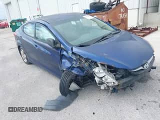 2013 Hyundai Elantra GLS with VIN KMHDH4AE4DU495986, listed as a IAAI auction lot 40154017 with 173,883 mi miles and . Bid and sale history available at DreamBid. Image 1.