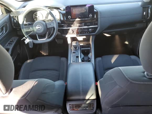 2023 Nissan Pathfinder SV with VIN 5N1DR3BA8PC256051, listed as a Copart auction lot 85950184 with 22,025 mi miles and Salvage title. Bid and sale history available at DreamBid. Image 8.