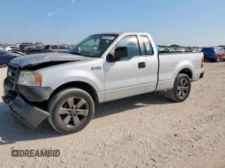 2007 Ford F-150 XL with VIN 1FTRF12207KD37518, listed as a Copart auction lot 85335555 with 235,429 mi miles and Salvage title. Bid and sale history available at DreamBid. Image 1.