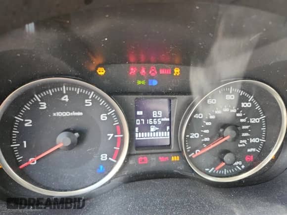 2015 Subaru Impreza 2.0i with VIN JF1GPAA66FG239478, listed as a Copart auction lot 63507455 with 71,665 mi miles and Salvage title. Bid and sale history available at DreamBid. Image 9.