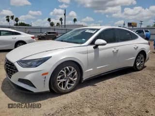 2022 Hyundai Sonata SEL with VIN KMHL64JA3NA187015, listed as a Copart auction lot 66016265 with 34,079 mi miles and Clean title. Bid and sale history available at DreamBid. Image 1.