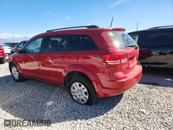 2020 Dodge Journey SE Value with VIN 3C4PDCAB0LT237048, listed as a Copart auction lot 80639805 with 34,086 mi miles and Salvage title. Bid and sale history available at DreamBid. Image 2.