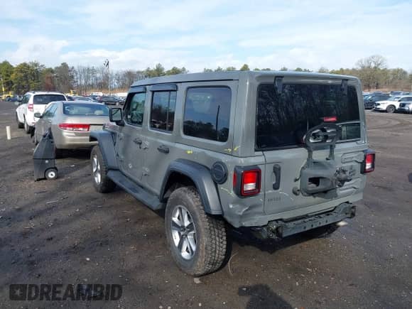 2021 Jeep Wrangler Unlimited Willys Sport с VIN 1C4HJXDGXMW767633, выставлен на аукционе IAAI как лот 41700168 с пробегом 37 994 миль миль и . История ставок и продаж доступна на DreamBid. Изображение 3.