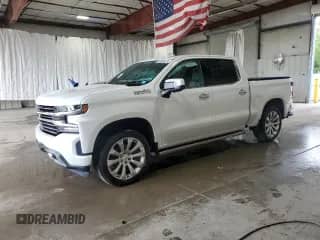 2021 Chevrolet Silverado 1500 High Country with VIN 3GCUYHEL2MG172432, listed as a Copart auction lot 64088435 with 42,051 mi miles and Salvage title. Bid and sale history available at DreamBid. Image 1.