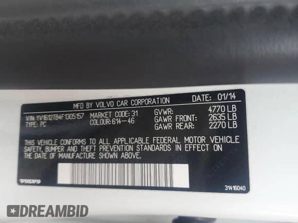 2015 Volvo S60 T5 Premier с VIN YV1612TB4F1305157, выставлен на аукционе Copart как лот 80939965 с пробегом 91 374 миль миль и Чистый • Clean title. История ставок и продаж доступна на DreamBid. Изображение 10.