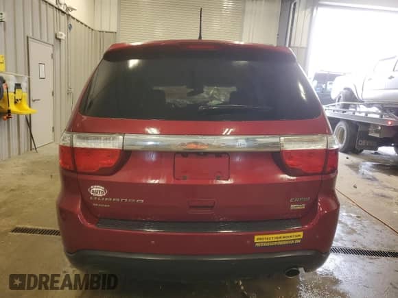 2013 Dodge Durango Crew with VIN 1C4RDJDG4DC660037, listed as a Copart auction lot 87818265 with Not provided miles and Salvage title. Bid and sale history available at DreamBid. Image 6.