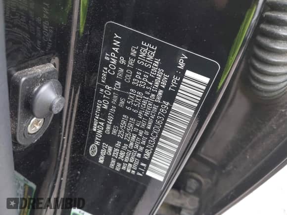 2013 Hyundai Tucson GLS with VIN KM8JU3ACXDU637894, listed as a IAAI auction lot 42889225 with 81,392 mi miles and . Bid and sale history available at DreamBid. Image 9.