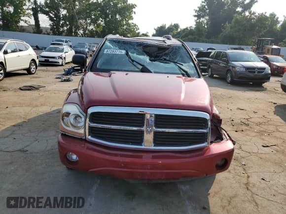 2006 Dodge Durango Limited with VIN 1D4HB58246F192869, listed as a Copart auction lot 67283715 with 221,922 mi miles and Salvage title. Bid and sale history available at DreamBid. Image 5.