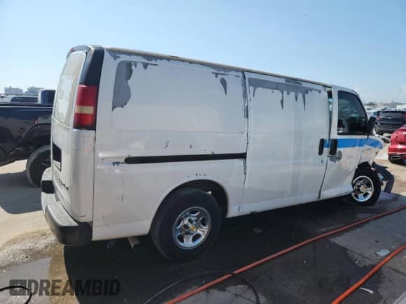 2006 Chevrolet Express Cargo z VIN 1GCFG15X461129864, wystawiony jako Copart lot #70384215 z przebiegiem Nie podano mil oraz Szkoda całkowita • Salvage title. Historia ofert i sprzedaży dostępna na DreamBid. Obrazek 3.