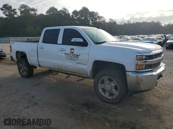 2019 Chevrolet Silverado 2500HD Work Truck z VIN 1GC1KREG1KF179755, wystawiony jako Copart lot #81480725 z przebiegiem 153 833 mil mil oraz Szkoda całkowita • Salvage title. Historia ofert i sprzedaży dostępna na DreamBid. Obrazek 4.