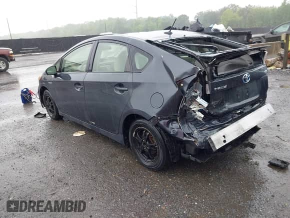 2012 Toyota Prius One with VIN JTDKN3DU8C1524925, listed as a IAAI auction lot 42484277 with 293,795 mi miles and . Bid and sale history available at DreamBid. Image 3.
