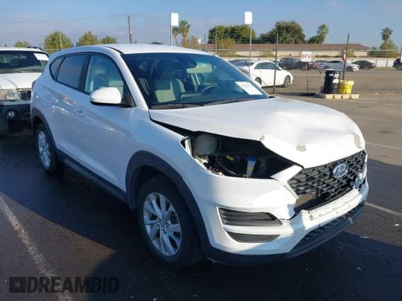 2019 Hyundai Tucson SE z VIN KM8J23A49KU859337, wystawiony jako IAAI lot #43526370 z przebiegiem 54 968 mil mil oraz . Historia ofert i sprzedaży dostępna na DreamBid. Obrazek 1.