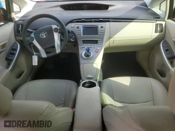 2012 Toyota Prius One with VIN JTDKN3DU3C5378488, listed as a Copart auction lot 87185615 with 89,578 mi miles and Salvage title. Bid and sale history available at DreamBid. Image 8.