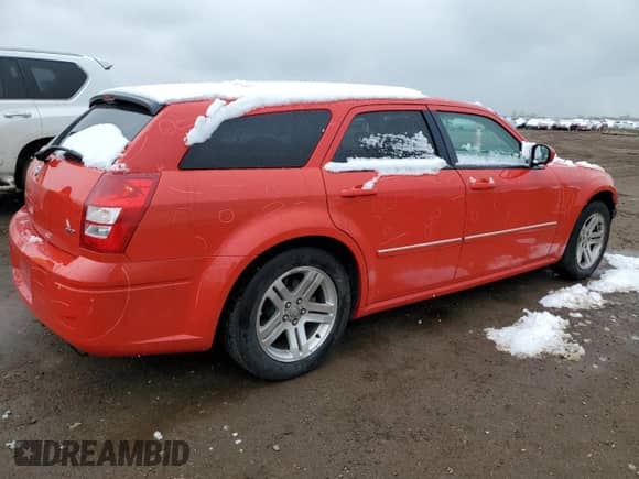 2007 Dodge Magnum with VIN 2D4FV47V17H832427, listed as a Copart auction lot 53805145 with 170,001 mi miles and Salvage title. Bid and sale history available at DreamBid. Image 3.