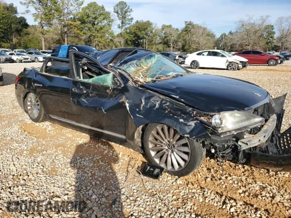 2014 Hyundai Equus Ultimate z VIN KMHGH4JH7EU087278, wystawiony jako Copart lot #88144035 z przebiegiem Nie podano mil oraz Szkoda całkowita • Salvage title. Historia ofert i sprzedaży dostępna na DreamBid. Obrazek 4.