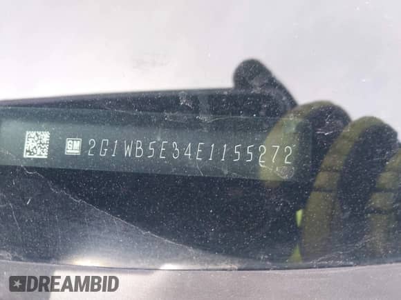 2014 Chevrolet Impala LT z VIN 2G1WB5E34E1155272, wystawiony jako IAAI lot #43321438 z przebiegiem 284 987 mil mil oraz . Historia ofert i sprzedaży dostępna na DreamBid. Obrazek 9.