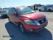 2015 Nissan Pathfinder Platinum with VIN 5N1AR2MM7FC704573, listed as a IAAI auction lot 43247042 with 100,433 mi miles and . Bid and sale history available at DreamBid. Image 1.