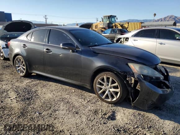 2011 Lexus IS 250 with VIN JTHBF5C27B5155022, listed as a Copart auction lot 84066395 with 208,282 mi miles and Salvage title. Bid and sale history available at DreamBid. Image 4.