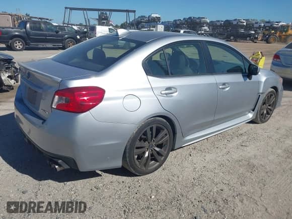 2017 Subaru WRX Premium with VIN JF1VA1E65H9829262, listed as a IAAI auction lot 43497760 with 47,215 mi miles and . Bid and sale history available at DreamBid. Image 4.