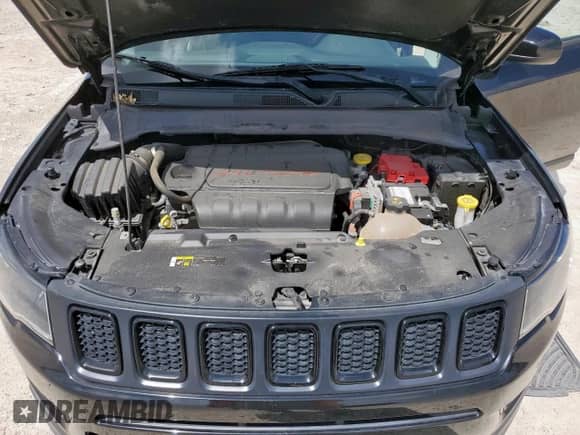 2021 Jeep Compass Altitude with VIN 3C4NJCBB8MT597636, listed as a Copart auction lot 60172405 with 59,334 mi miles and Clean title. Bid and sale history available at DreamBid. Image 12.