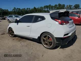 2020 Hyundai Veloster z VIN KMHT36AH2LU006340, wystawiony jako Copart lot #71468325 z przebiegiem Nie podano mil oraz Szkoda całkowita • Salvage title. Historia ofert i sprzedaży dostępna na DreamBid. Obrazek 2.