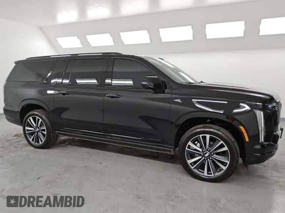 2025 Cadillac Escalade ESV 4WD Sport с VIN 1GYS9NRL5SR167049, выставлен на аукционе Copart как лот 51626965 с пробегом 2 419 миль миль и Чистый • Clean title. История ставок и продаж доступна на DreamBid. Изображение 4.