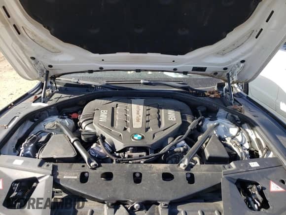 2013 BMW 7 Series 750i with VIN WBAYA8C55DC996693, listed as a Copart auction lot 80233423 with 140,925 mi miles and Salvage title. Bid and sale history available at DreamBid. Image 11.