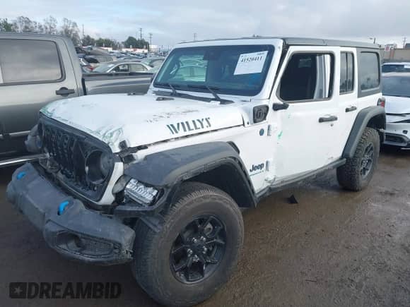 2024 Jeep Wrangler Sport S with VIN 1C4RJXN66RW186440, listed as a IAAI auction lot 41520411 with Not provided miles and . Bid and sale history available at DreamBid. Image 16.