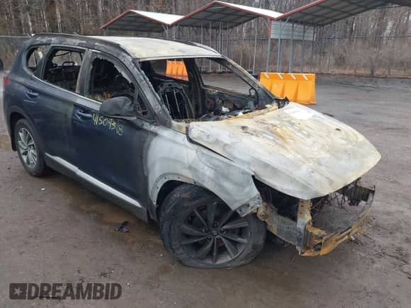 2019 Hyundai Santa Fe SEL with VIN 5NMS33AD8KH015271, listed as a IAAI auction lot 41509318 with Not provided miles and . Bid and sale history available at DreamBid. Image 11.