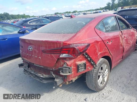 2020 Hyundai Elantra SEL with VIN 5NPD84LF9LH513224, listed as a IAAI auction lot 42752625 with 134,879 mi miles and . Bid and sale history available at DreamBid. Image 4.