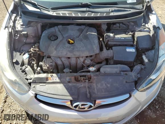 2013 Hyundai Elantra GLS z VIN 5NPDH4AE2DH305374, wystawiony jako Copart lot #71523955 z przebiegiem 151 176 mil mil oraz Szkoda całkowita • Salvage title. Historia ofert i sprzedaży dostępna na DreamBid. Obrazek 11.