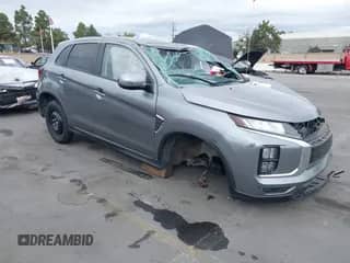 2020 Mitsubishi Outlander ES with VIN JA4AR3AUXLU021071, listed as a IAAI auction lot 43362825 with 79,798 mi miles and . Bid and sale history available at DreamBid. Image 1.