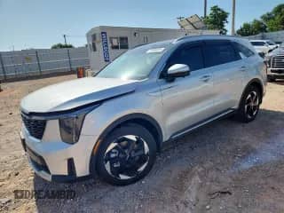 2025 Kia Sorento SX Prestige with VIN KNDRKDJG8S5340393, listed as a Copart auction lot 63869925 with 5,848 mi miles and Salvage title. Bid and sale history available at DreamBid. Image 1.