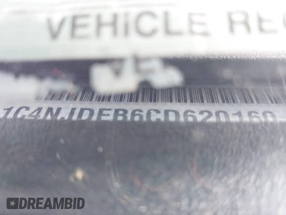 2012 Jeep Compass Latitude с VIN 1C4NJDEB6CD620160, выставлен на аукционе IAAI как лот 43457033 с пробегом 115 129 миль миль и . История ставок и продаж доступна на DreamBid. Изображение 9.