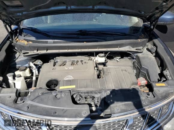 2013 Nissan Murano LE with VIN JN8AZ1MW2DW317865, listed as a Copart auction lot 69411855 with 102,410 mi miles and Salvage title. Bid and sale history available at DreamBid. Image 11.