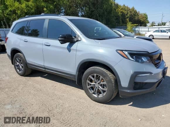 2022 Honda Pilot TrailSport с VIN 5FNYF6H85NB503465, выставлен на аукционе Copart как лот 70982895 с пробегом 72 315 миль миль и Чистый • Clean title. История ставок и продаж доступна на DreamBid. Изображение 4.