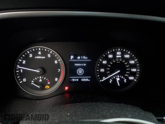 2020 Hyundai Tucson Limited with VIN KM8J3CAL1LU223632, listed as a Copart auction lot 83816455 with 42,565 mi miles and Non repairable. Bid and sale history available at DreamBid. Image 9.