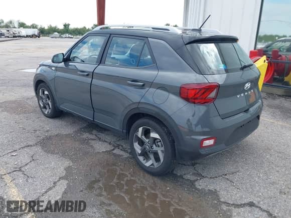2023 Hyundai Venue SEL with VIN KMHRC8A33PU273678, listed as a IAAI auction lot 40372140 with 16,974 mi miles and . Bid and sale history available at DreamBid. Image 3.
