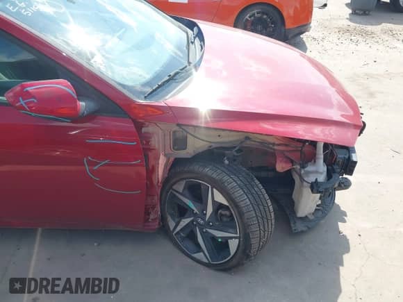 2023 Hyundai Elantra SEL with VIN KMHLS4AG6PU413145, listed as a IAAI auction lot 43030935 with 69,858 mi miles and . Bid and sale history available at DreamBid. Image 6.