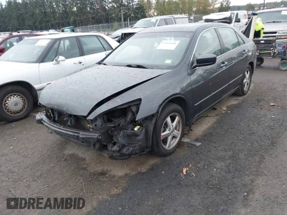 2005 Honda Accord EX-L with VIN 1HGCM56875A001273, listed as a IAAI auction lot 43417616 with 192,396 mi miles and . Bid and sale history available at DreamBid. Image 2.