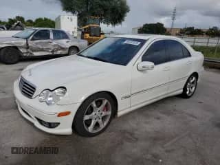 2007 Mercedes-Benz C 230 Sport with VIN WDBRF52H47F934657, listed as a Copart auction lot 85181875 with 167,200 mi miles and Salvage title. Bid and sale history available at DreamBid. Image 1.