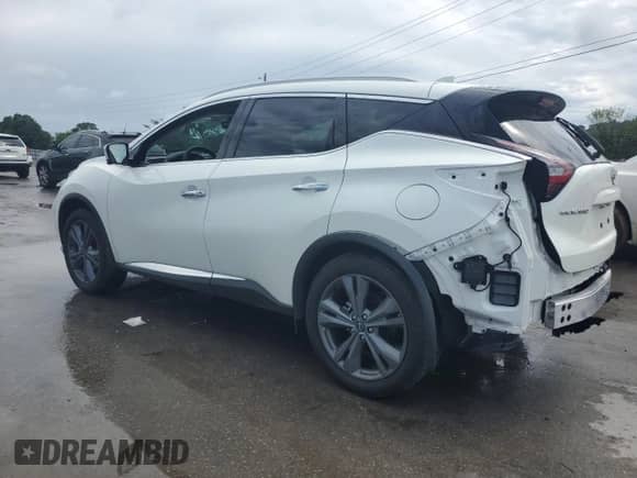 2024 Nissan Murano Platinum with VIN 5N1AZ2DS6RC124248, listed as a Copart auction lot 57577895 with 4,779 mi miles and Salvage title. Bid and sale history available at DreamBid. Image 2.