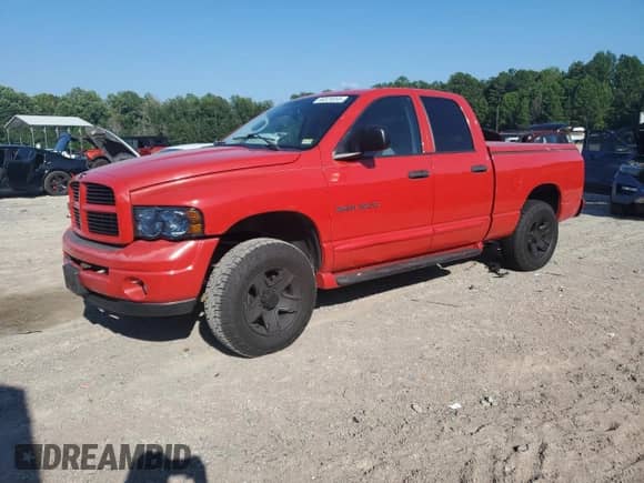 2004 Dodge 1500 SLT z VIN 1D7HU18NX4J261459, wystawiony jako Copart lot #66524055 z przebiegiem 150 963 mil mil oraz Szkoda całkowita • Salvage title. Historia ofert i sprzedaży dostępna na DreamBid. Obrazek 1.