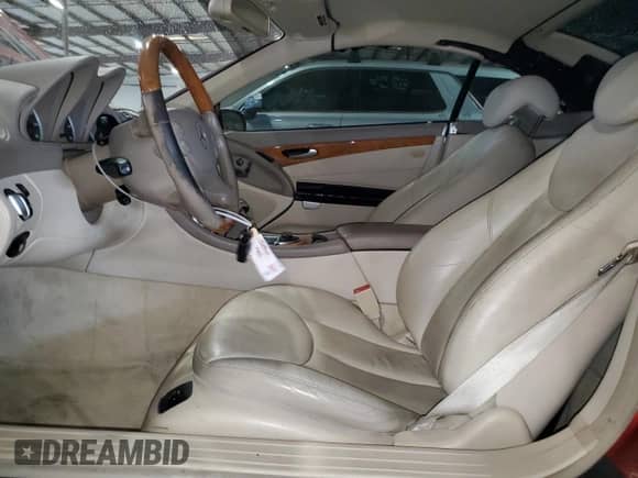 2005 Mercedes-Benz SL 500 with VIN WDBSK75F35F102923, listed as a Copart auction lot 85720065 with Not provided miles and Salvage title. Bid and sale history available at DreamBid. Image 7.
