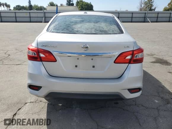 2017 Nissan Sentra SV with VIN 3N1AB7AP7HY318074, listed as a Copart auction lot 81750495 with 61,124 mi miles and Salvage title. Bid and sale history available at DreamBid. Image 6.