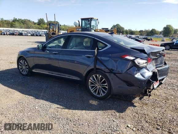 2016 Hyundai Genesis 3.8L with VIN KMHGN4JE4GU112994, listed as a Copart auction lot 80142475 with 101,278 mi miles and Salvage title. Bid and sale history available at DreamBid. Image 2.