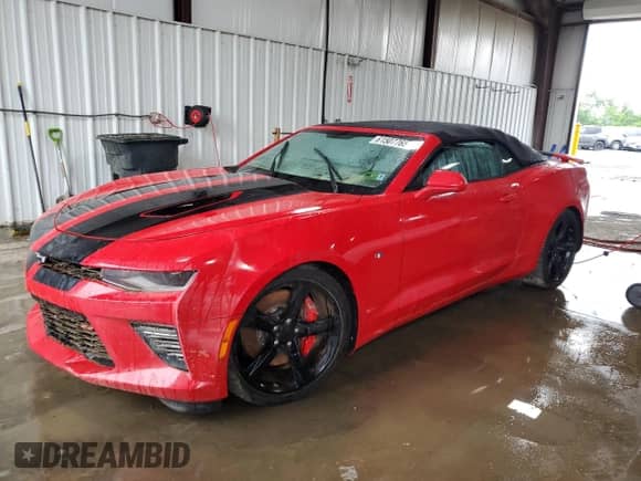 2018 Chevrolet Camaro 2SS с VIN 1G1FH3D73J0172562, выставлен на аукционе Copart как лот 67834775 с пробегом Не указан миль и Списание • Salvage title. История ставок и продаж доступна на DreamBid. Изображение 1.