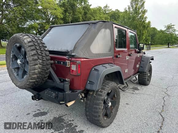 2007 Jeep Wrangler Unlimited X с VIN 1J8GA39147L156911, выставлен на аукционе Copart как лот 60941945 с пробегом 115 766 миль миль и Чистый • Clean title. История ставок и продаж доступна на DreamBid. Изображение 4.